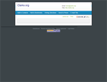 Tablet Screenshot of clarks.org