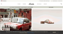 Desktop Screenshot of clarks.fr